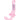 RealRock Crystal Clear 6" Strapless Strap-On - Pink