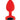 Luv Inc Vibrating Jeweled Butt Plug Small - Red