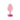 Luv Inc Vibrating Jeweled Butt Plug Medium - Light Pink