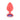 Luv Inc Vibrating Jeweled Butt Plug Large - Coral