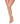 Mesh Back Seam Thigh High Stockings Nude/Hot Pink Queen