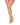 Mesh Back Seam Thigh High Stockings Nude/Hot Pink Queen