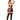 Floral Fishnet Bodice, Garters & Thigh High Stockings Black Queen