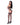 Club Candy Demi Bra, Harness & Garter Panty Black L/XL