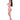 Club Candy Halter Open Cup Bra, Skirt & Thong Pink L/XL