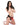 Lux Fetish 5" Dildo & Red Heart Strap On Harness Set