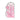 Pink clear dildo in packaging with 'Real Rock' branding on a white background