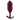 B-Vibe Weighted Snug Plug 5 - 350 G Dark Red