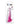 King Cock Clear 8" Cock with Balls - Pink