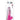 King Cock Clear 7" Cock with Balls - Pink