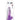 King Cock Clear 7" Cock with Balls - Purple