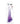 King Cock Clear 10" Cock with Balls - Purple