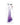 King Cock Clear 10" Cock with Balls - Purple