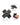 Euphoria Collection O-Ring Pasties - Black O/S