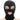 Fetish & Fashion Eyes & Mouth Hood - Black