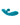 Evolved Fierce Flicker Dual Vibrator - Teal