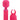 Nu Sensuelle Harlow Mini Wand & Attachment - Pink