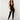 Opaque Knitted Halter Bodystocking - Black O/S