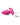 Bang! Rotating & Vibrating Tapered Butt Plug - Pink - Adult Toy Box