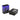 Black rectangular We-Vibe Vector+ box with a blue light on a black background