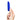 Hand holding a blue panty vibrator against a white background