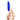 Hand holding a blue panty vibrator against a white background