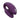Purple silicone couples vibrator with a white background