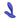 Blue silicone prostate massager on a white background