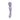 Purple dual-ended wand vibrator on a white background