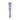 Purple dual-ended wand vibrator on a white background