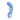 Blue silicone g-spot vibrator on a white background