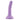 Purple silicone dildo on a white background