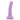 Purple silicone dildo on a white background
