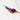 Hand holding a purple vibrator shaped like an eggplant with a green top on a white background
