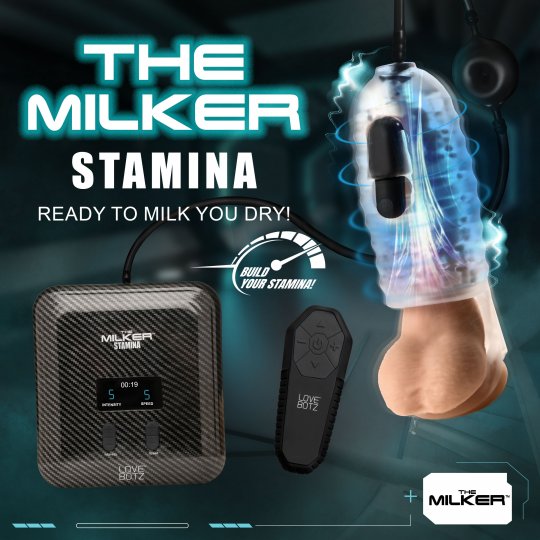 LoveBotz The Milker Stamina Automatic Masturbator Adult Toy Box LoveBotz The Milker Stamina Automatic Masturbator Adult Toy Box