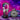 Creature Cocks Wolf Ass Stroker with wolf design and measurements on a purple and pink background, featuring 'Creature Cocks' branding.