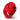 Red rose-shaped ring finger vibrator on a white background