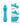 Gia Triple Teaser Vibrator - Aqua