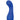 Cascade Curve Rechargeable Vibrator - Blue