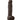 Colours Pleasures 5" Vibrating Dildo - Dark Brown