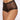 Allure Passion & Pearl High Waist Crotchless G-String Black O/S front