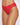 Allure Blushing Crotchless Panties with Pearls Red O/S