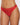 Allure All Wrapped Up Thong with Bow Red O/S front