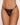 Allure 2 Hot G-String with Rhinestone Detail Black O/S front