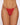 Allure 2 Hot G-String with Rhinestone Detail Red O/S front