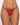 Allure 2 Sexy G-String with Rhinestone Detail Red O/S front