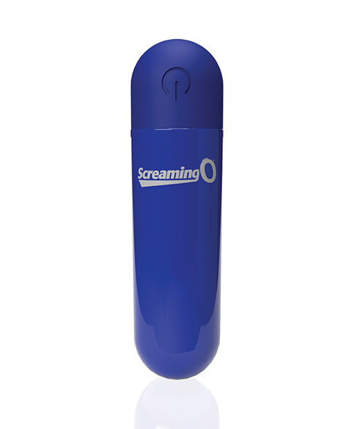 Screaming O Rechargeable Bullet Vibrator - Blue Adult Toy Box Screaming O Rechargeable Bullet Vibrator - Blue Adult Toy Box