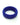 Spartacus 1.75" Wide Silicone Donut Ring - Blue