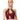 Darque Metallic Wet Look Halter Top Red/Black Medium