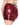 plus size Darque Metallic Wet Look Skirt Red/Black 1X/2X back